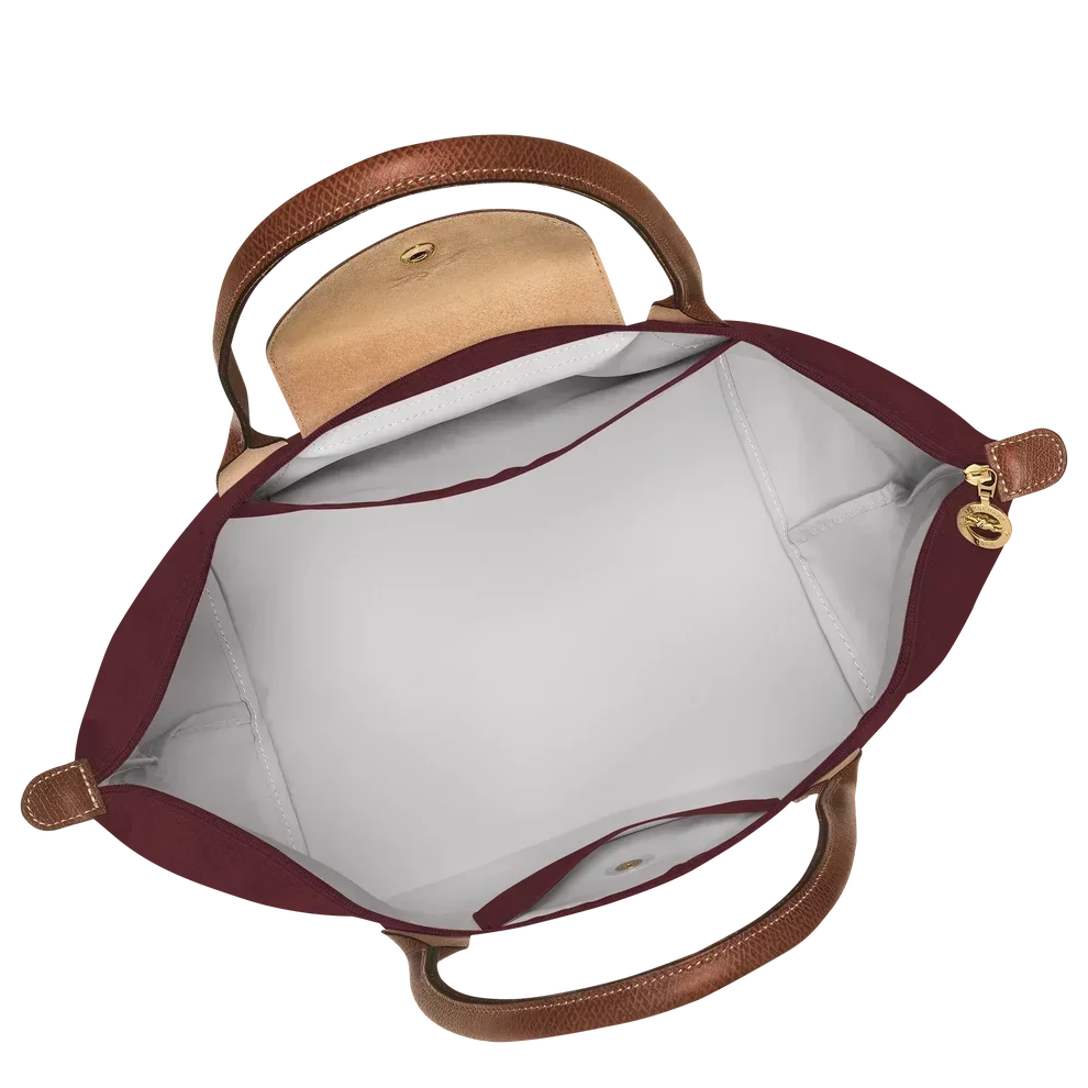 Bolso Plegable de Nailon Premium | Borgoña
