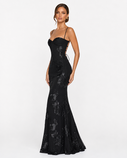 Julia | Vestido Sirena con Corsé Bordado