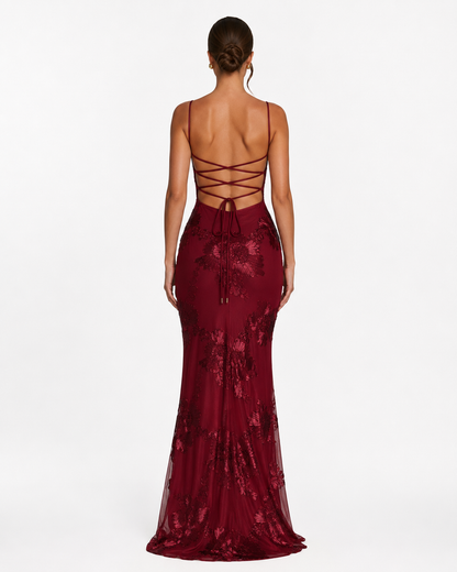 Julia | Vestido Sirena con Corsé Bordado