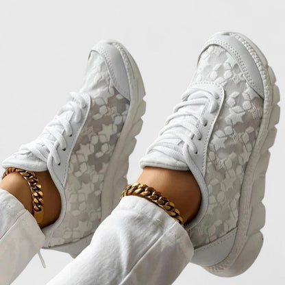 Zapatilla Cómoda con Puntera Ancha Blanca