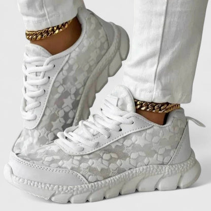 Zapatilla Cómoda con Puntera Ancha Blanca