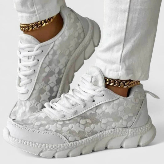 Zapatilla Cómoda con Puntera Ancha Blanca