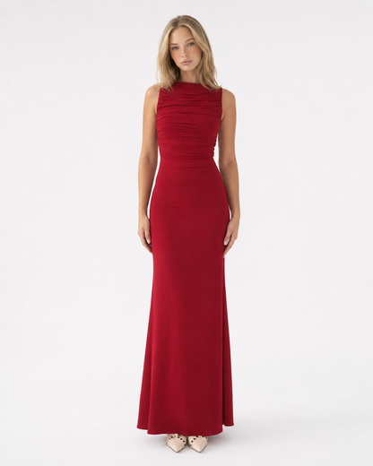 Raquel | Vestido Largo con Espalda Abierta