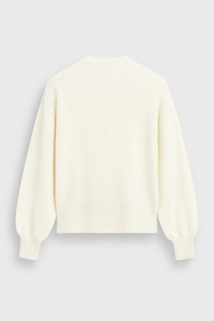 Romilly | Jersey Blanco con Corazón Rojo