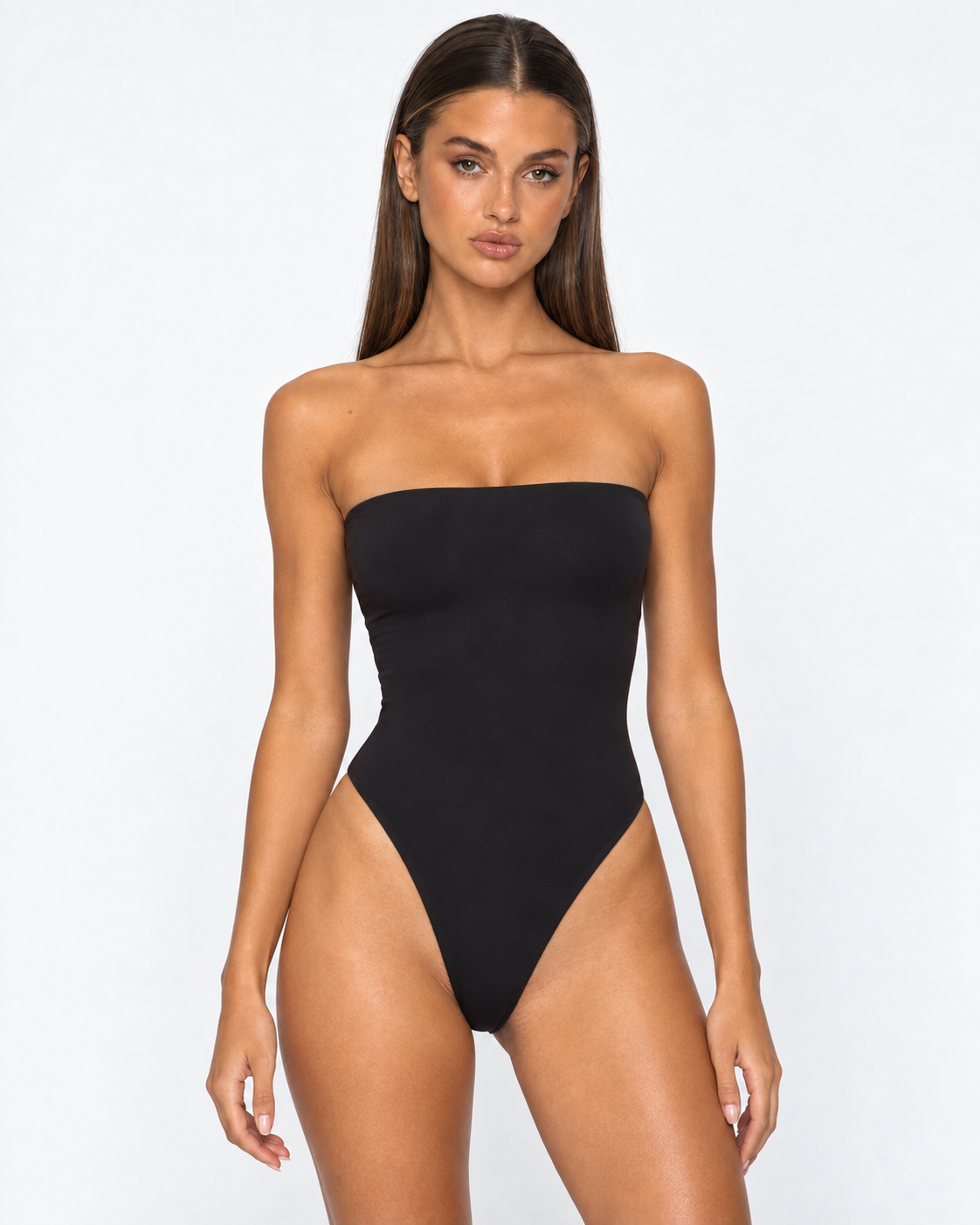 Adela | Body de Tirantes con Escote Recto