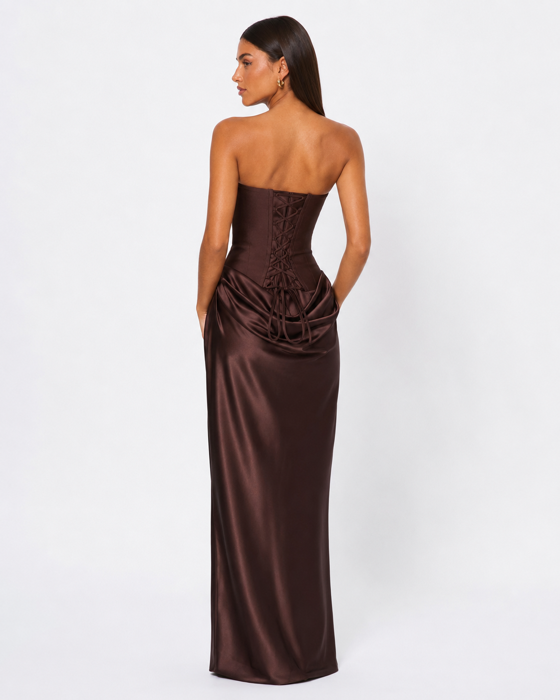 Patricia | Vestido Largo Palabra de Honor con Corsé