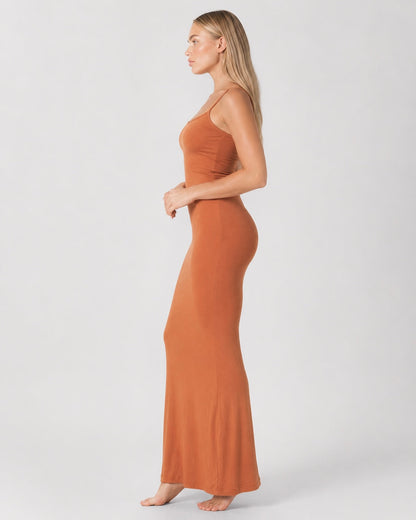 Itziar | Vestido Largo Ceñido de Tirantes