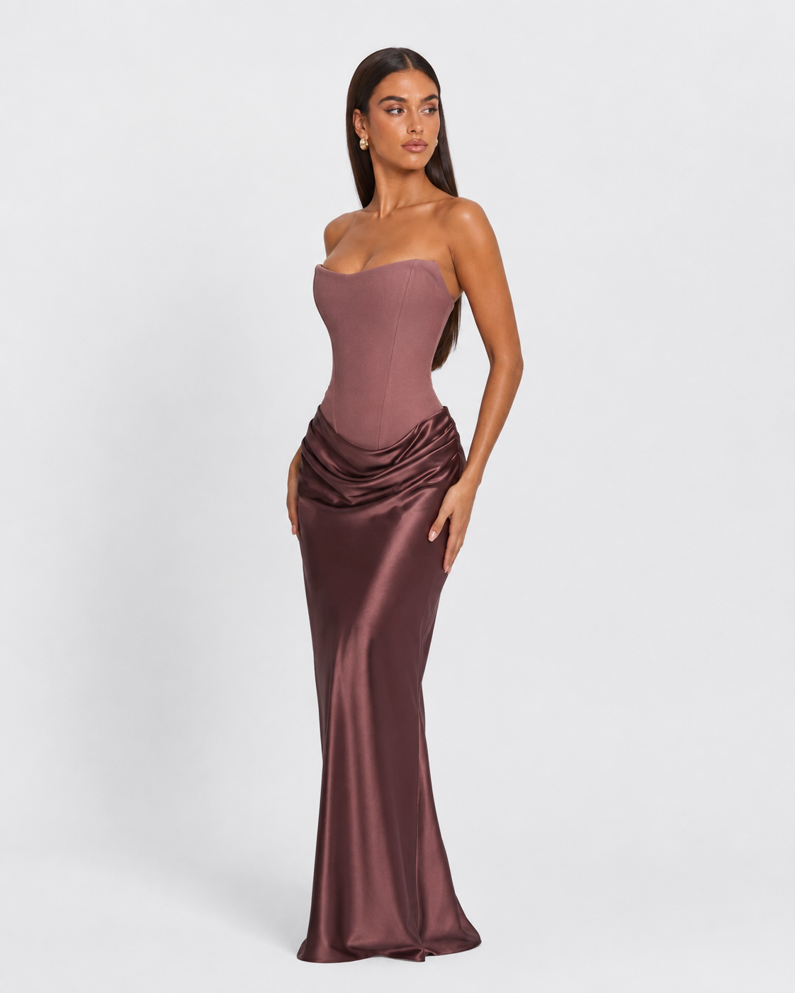 Patricia | Vestido Largo Palabra de Honor con Corsé