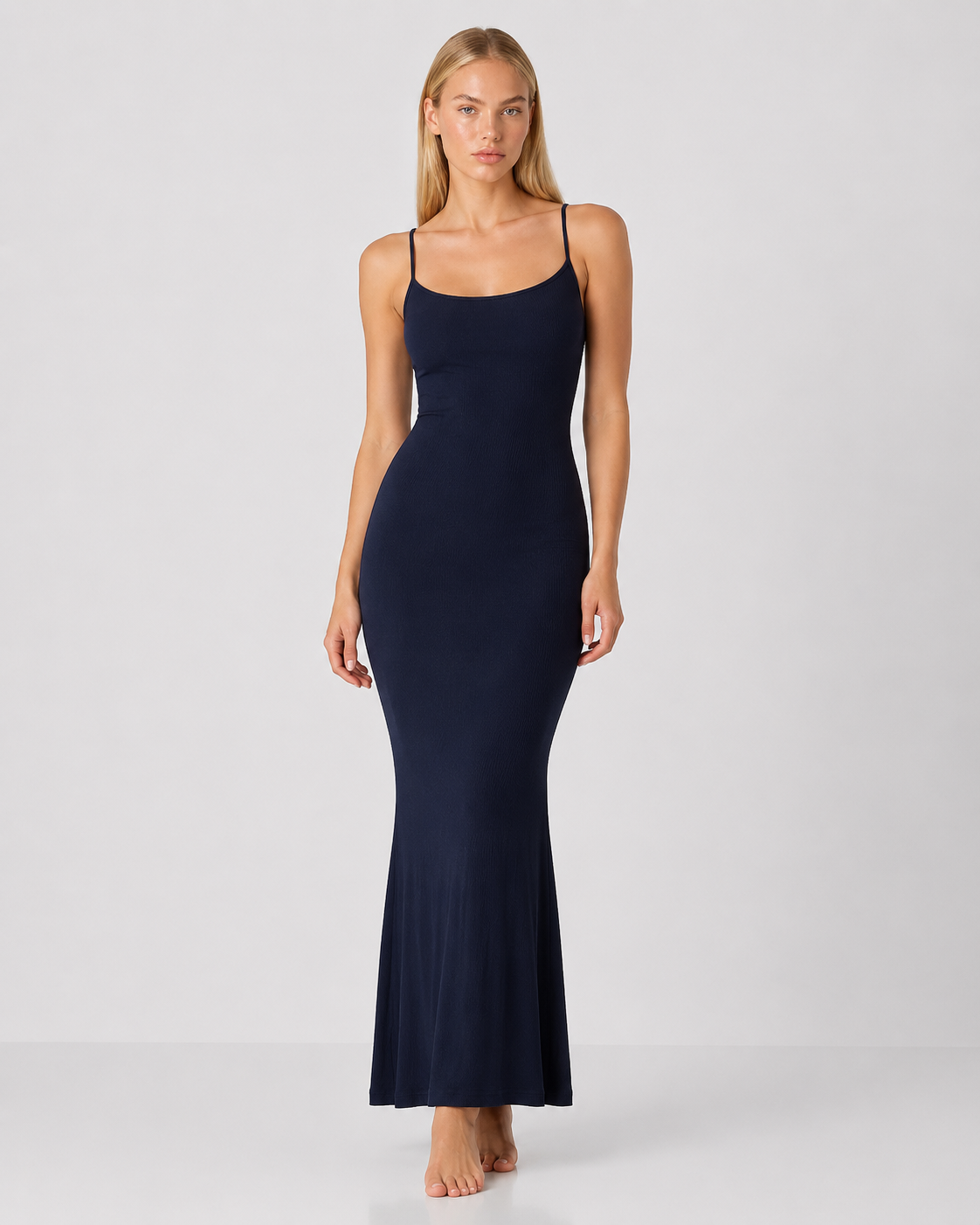 Itziar | Vestido Largo Ceñido de Tirantes