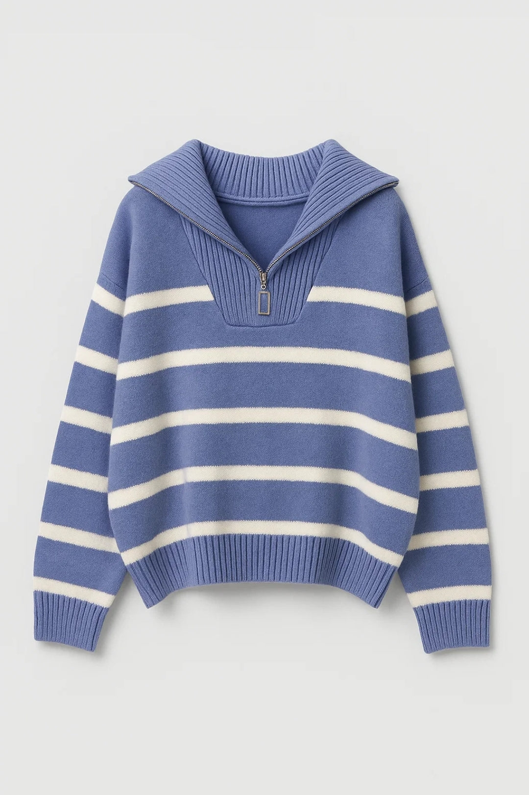 Kairis | Jersey de Rayas con Cuello con Cremallera