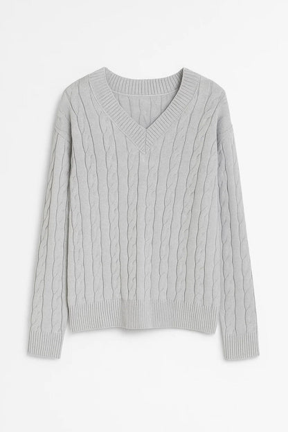 Sunniva | Jersey de Ochos con Cuello en V