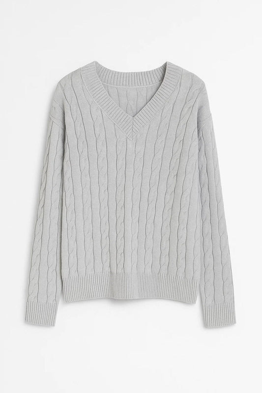 Sunniva | Jersey de Ochos con Cuello en V