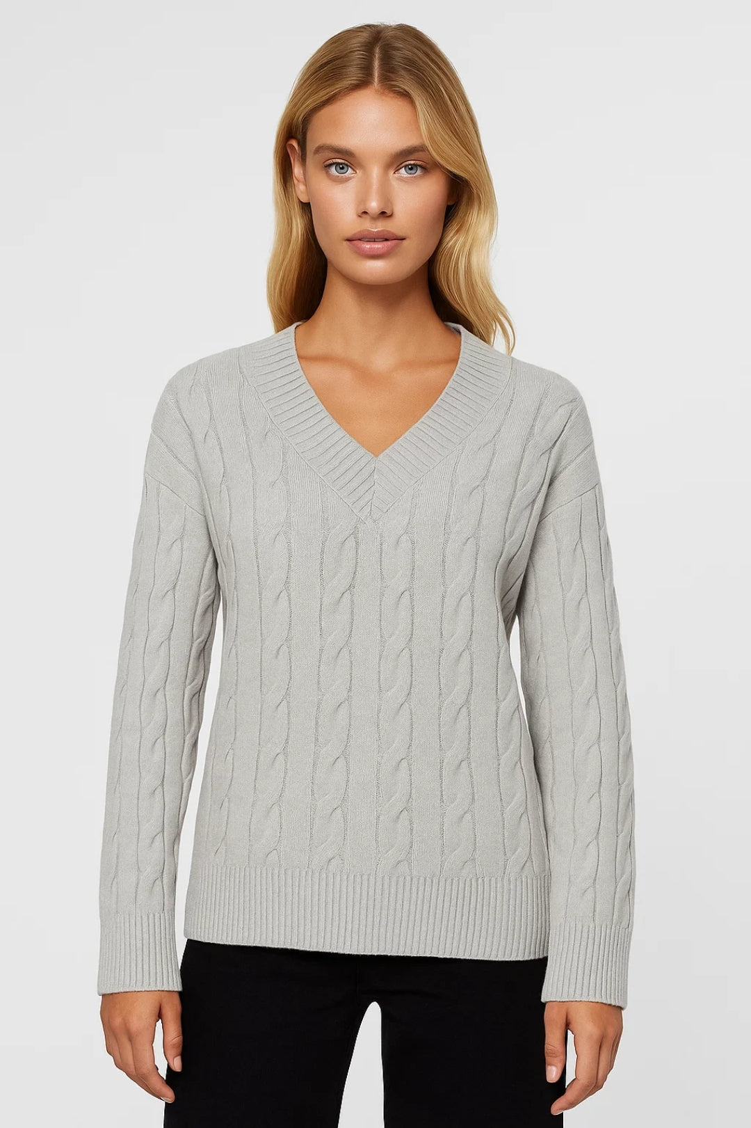 Sunniva | Jersey de Ochos con Cuello en V