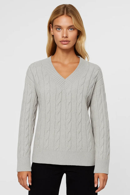 Sunniva | Jersey de Ochos con Cuello en V