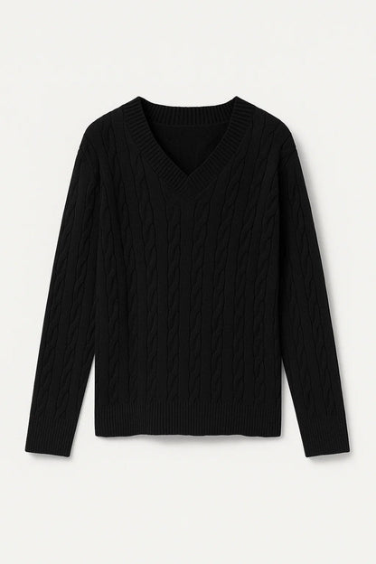 Sunniva | Jersey de Ochos con Cuello en V