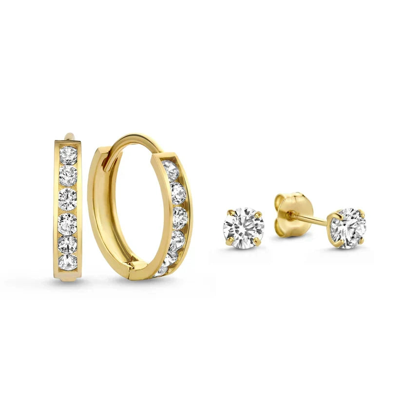 Set de Pendientes | Piedra Dara Brillane