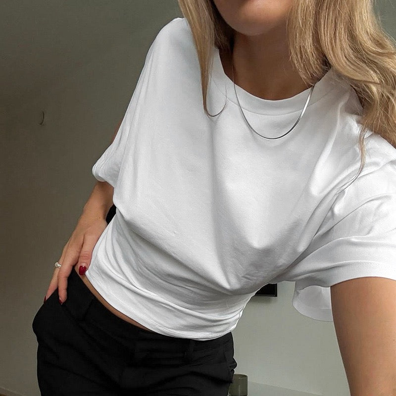 Trinidad | Camiseta Básica de Corte Holgado