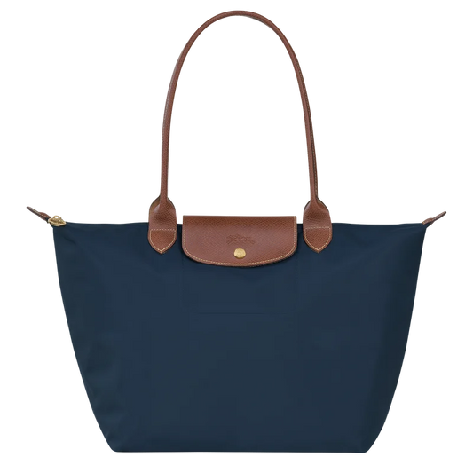 Bolso Plegable de Nailon Premium | Azul Marino