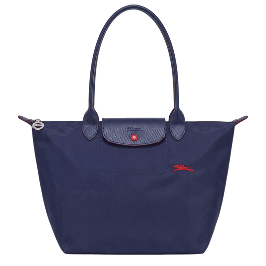 Bolso Plegable de Nailon Premium | Azul Marino Completo