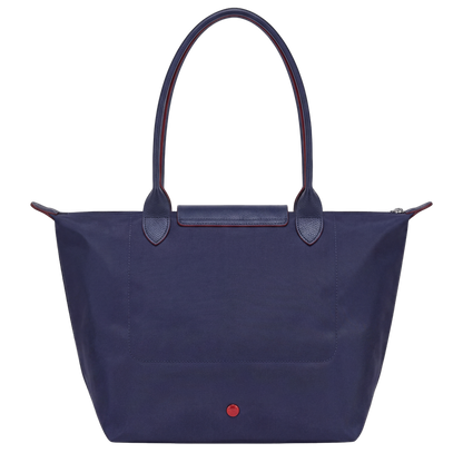 Bolso Plegable de Nailon Premium | Azul Marino Completo