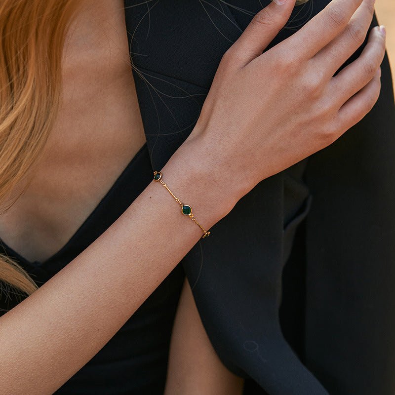 Pulsera | Eslabones Esmeralda