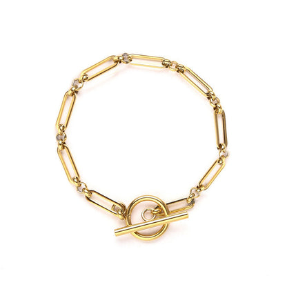 Pulsera | Eslabones con Cierre T
