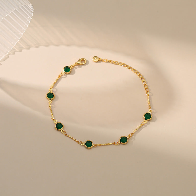Pulsera | Eslabones Esmeralda