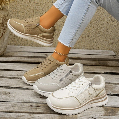 Zapatilla con Plantilla Elevada y Suela Amortiguada