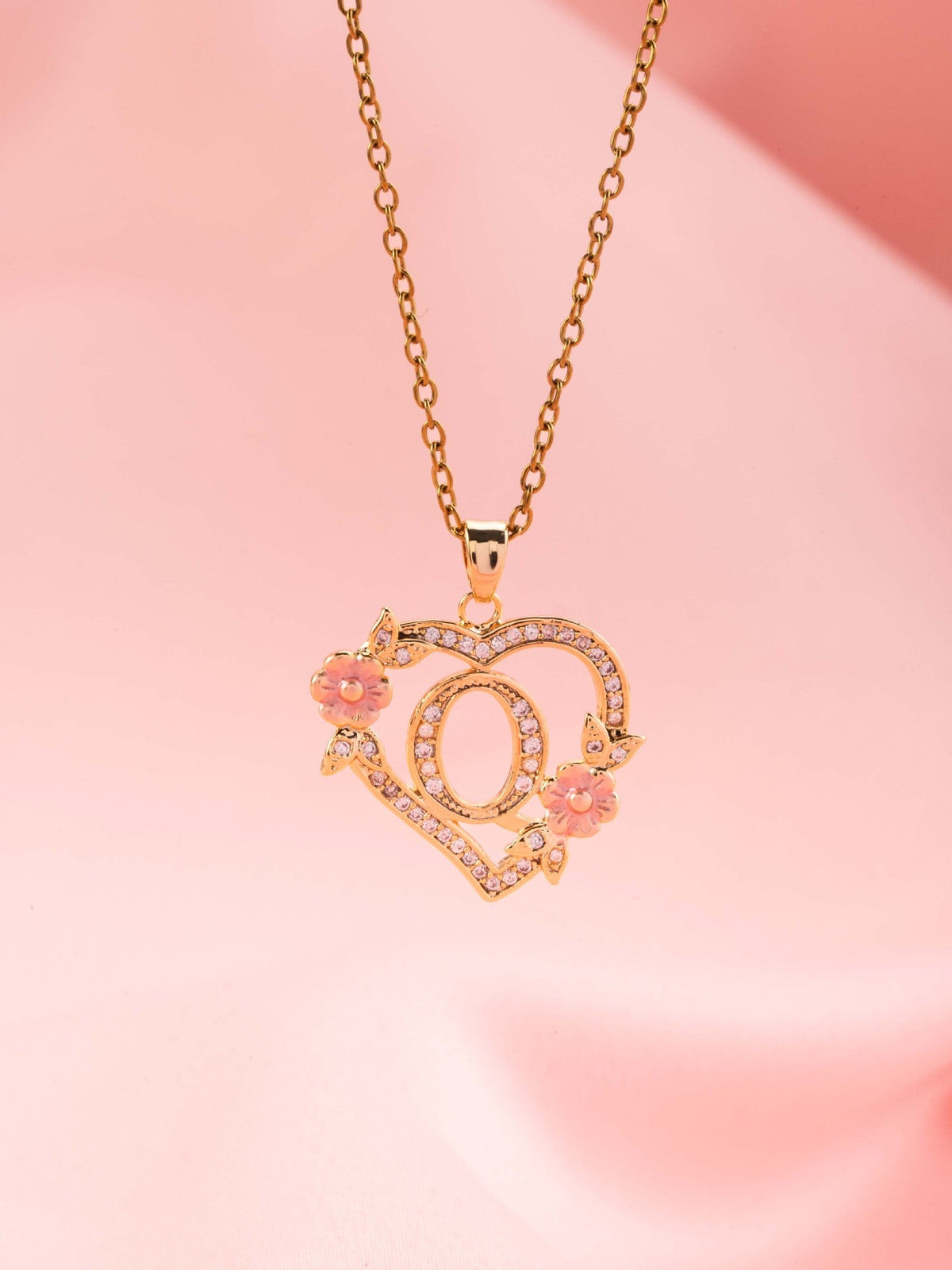 Collar | Inicial con Charm Floral