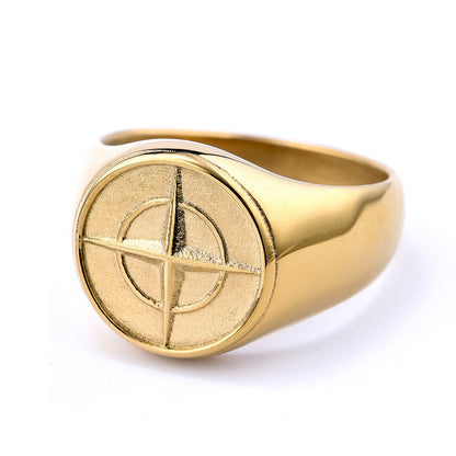 Anillo | Sello Clásico Brújula