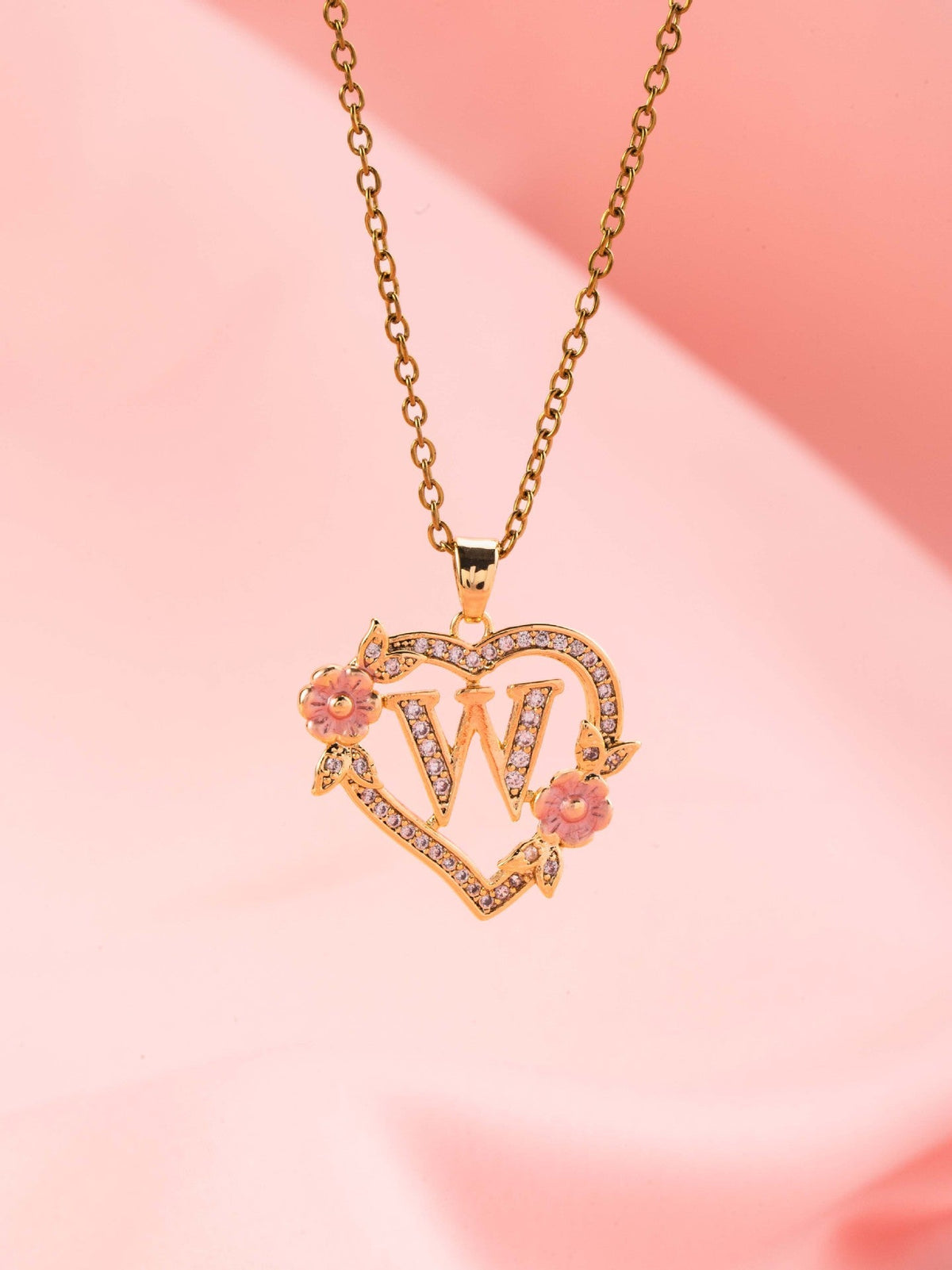 Collar | Inicial con Charm Floral