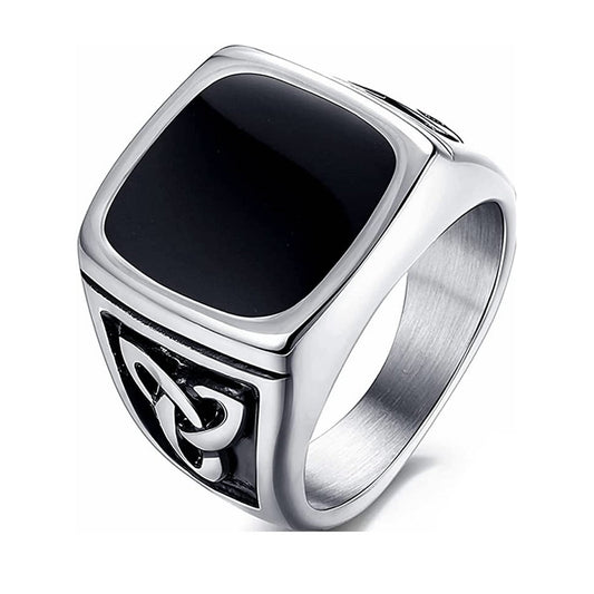 Anillo | Sello de Ónix Negro