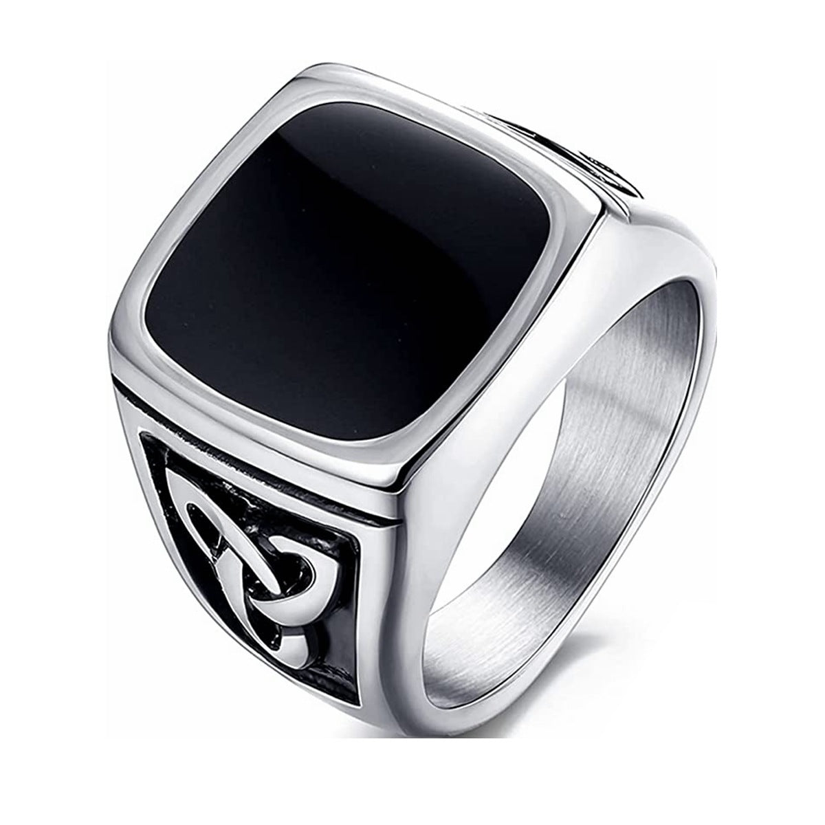 Anillo | Sello de Ónix Negro