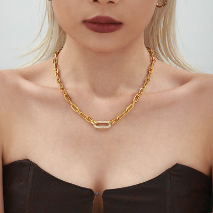 Set de Joyas | Cadena Gruesa Pavé