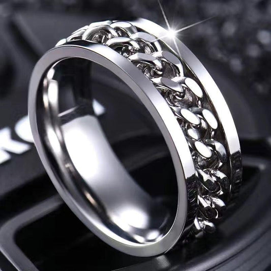 Anillo | Giratorio de Cadena Vance