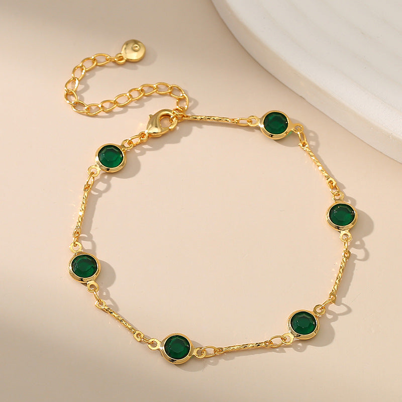 Pulsera | Eslabones Esmeralda