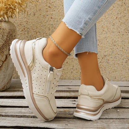 Zapatilla con Plantilla Elevada y Suela Amortiguada