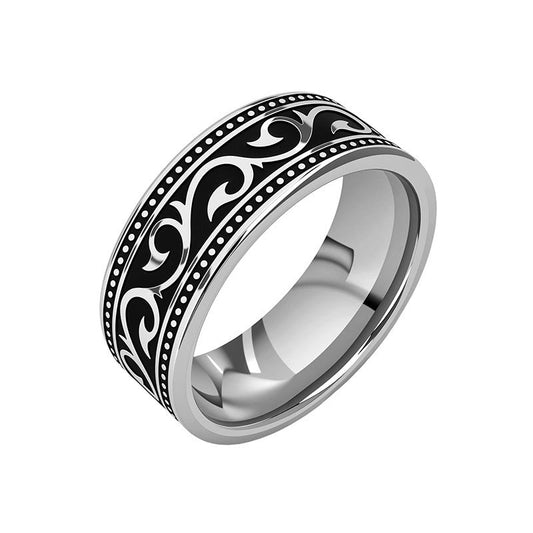 Anillo | Banda Noir Pattern