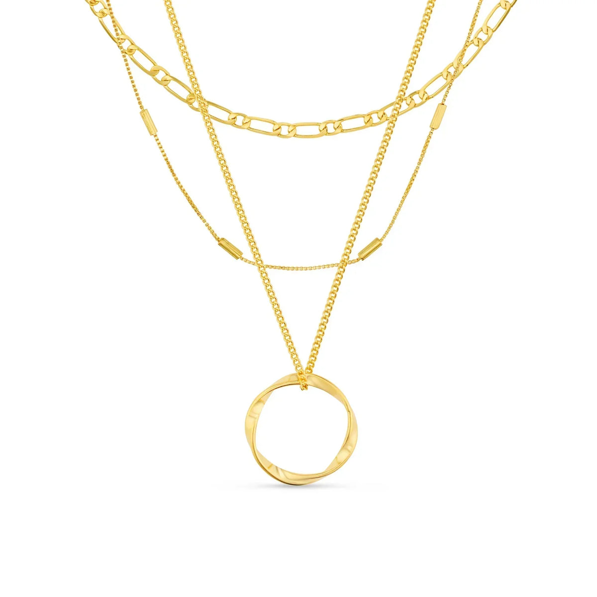 Collar | Triple de Círculos Abiertos