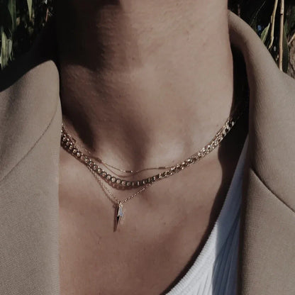 Collar | Cadena Barbada Plana
