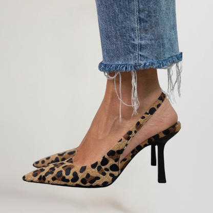 Zapato de Tacón Ortopédico Caqui
