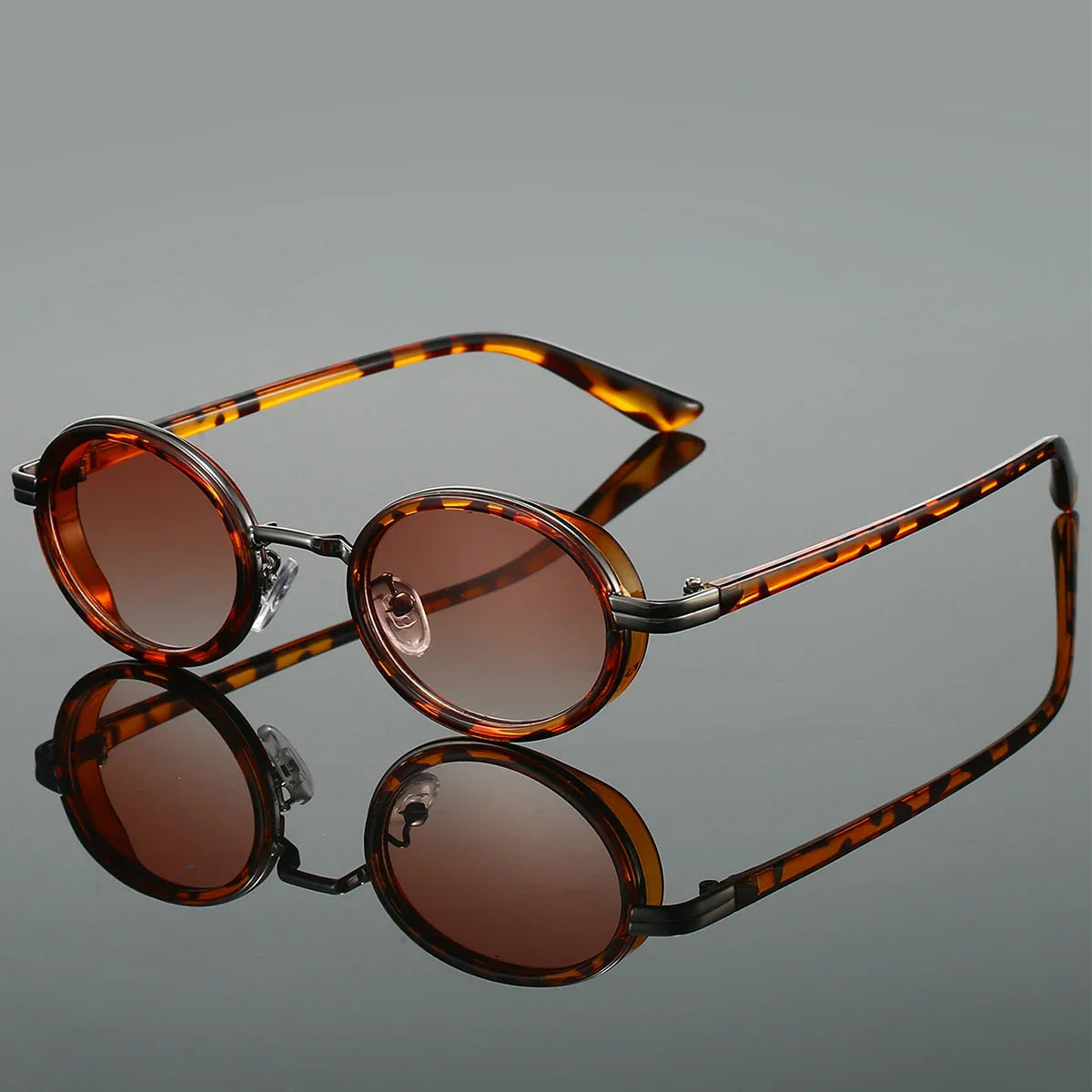 Gafas de Sol Redondas Estilo Punk
