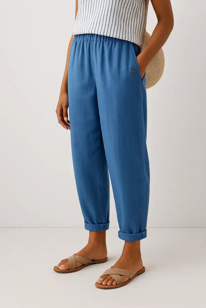 Stella | Pantalón Efecto Lino Atemporal