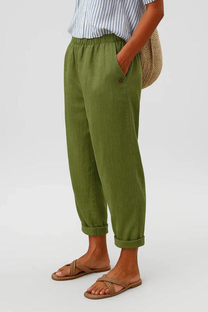 Stella | Pantalón Efecto Lino Atemporal