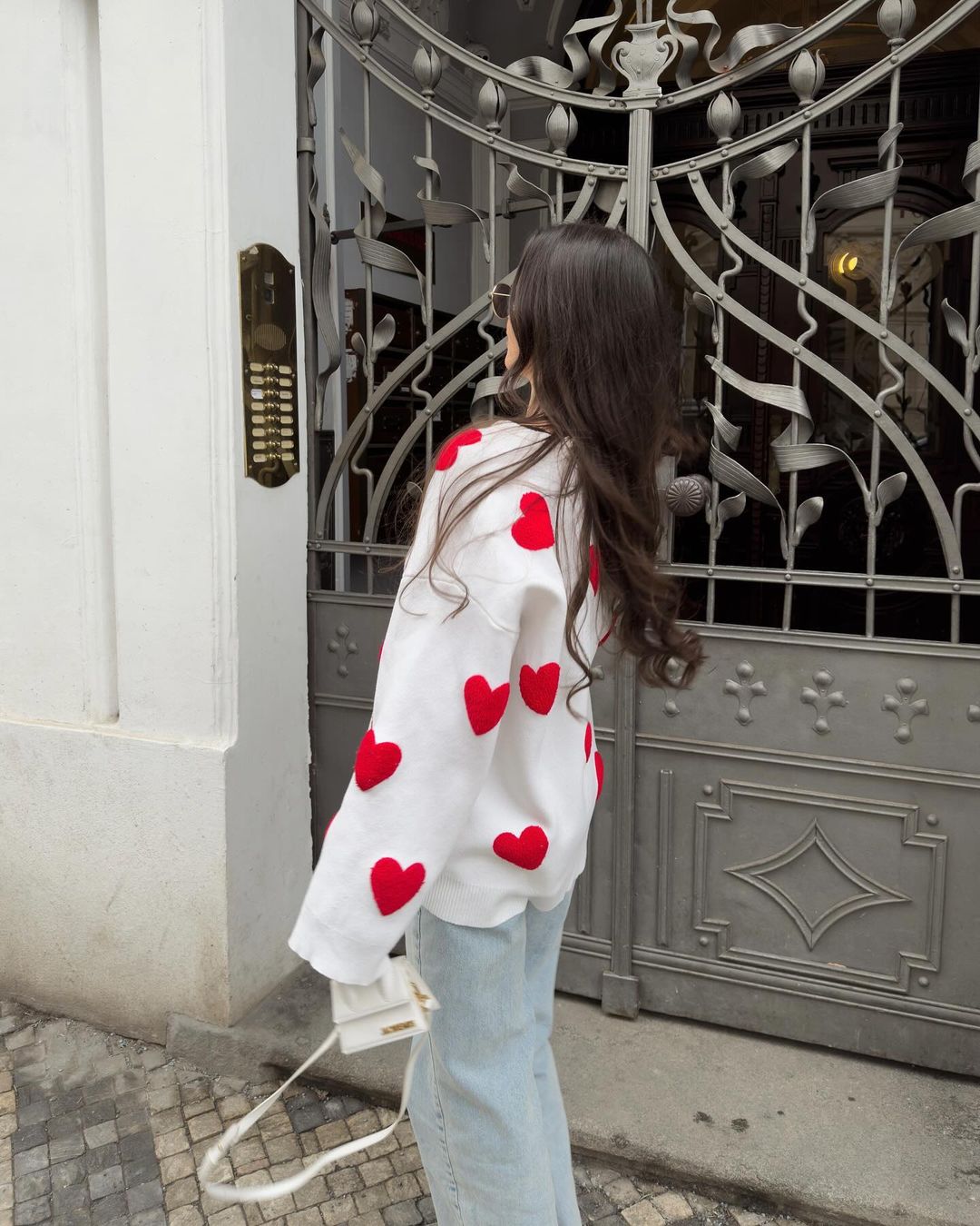 Amelia | Jersey de Punto con Corazones