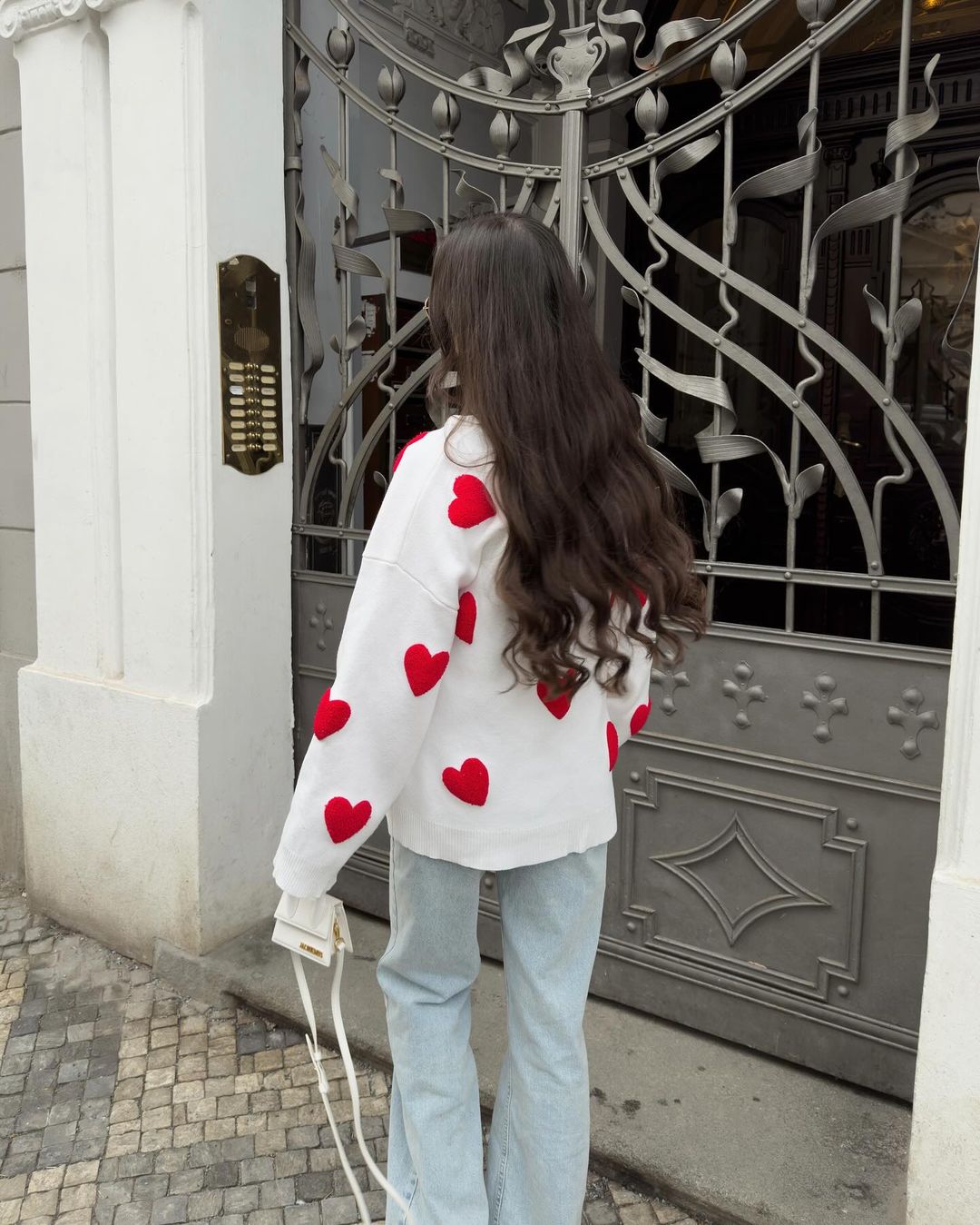 Amelia | Jersey de Punto con Corazones
