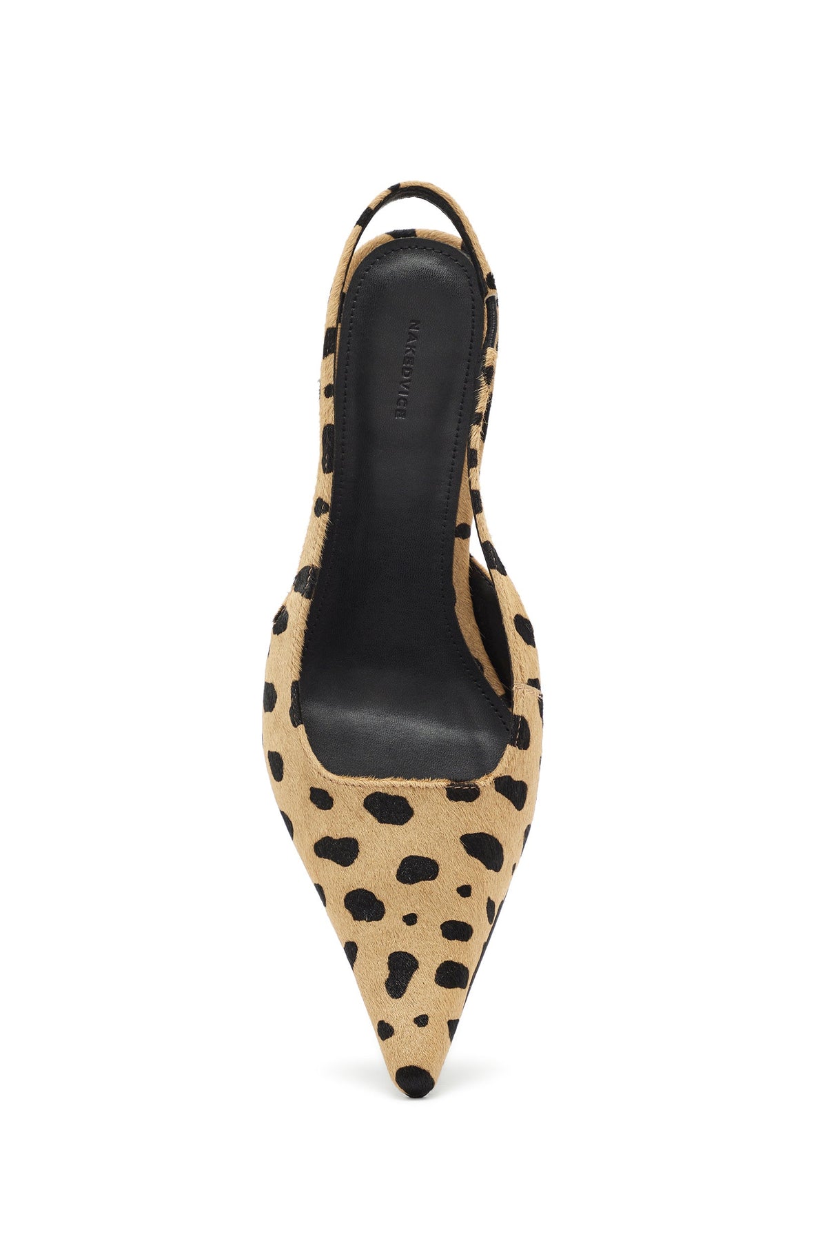 Zapato de Tacón Destalonado Leopardo
