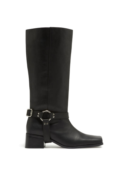Bota con Arnés Negra