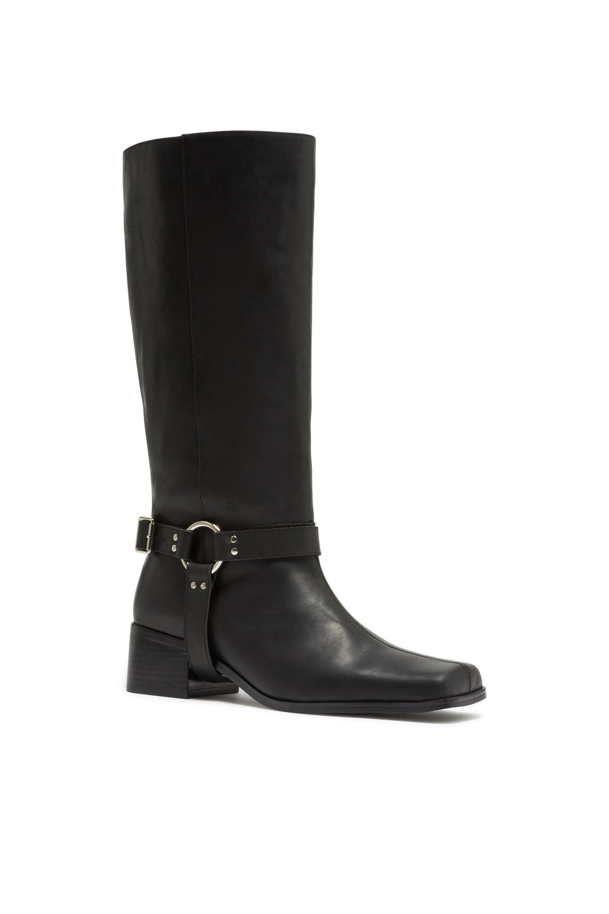 Bota con Arnés Negra