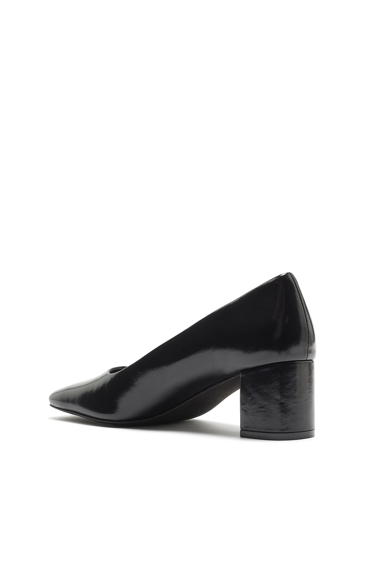 Zapato de Salón con Tacón Ancho Negro